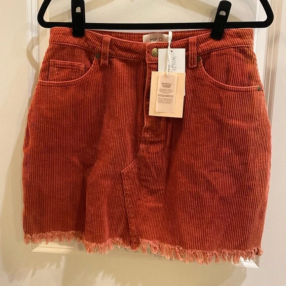 MINK PINK Empire Cord Mini Skirt - Picture 10 of 16